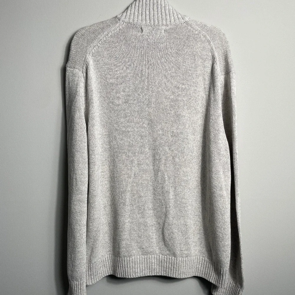 Banana‎ Republic Men's Cardigan Linen Blend Sweater.  Heather, Size XL